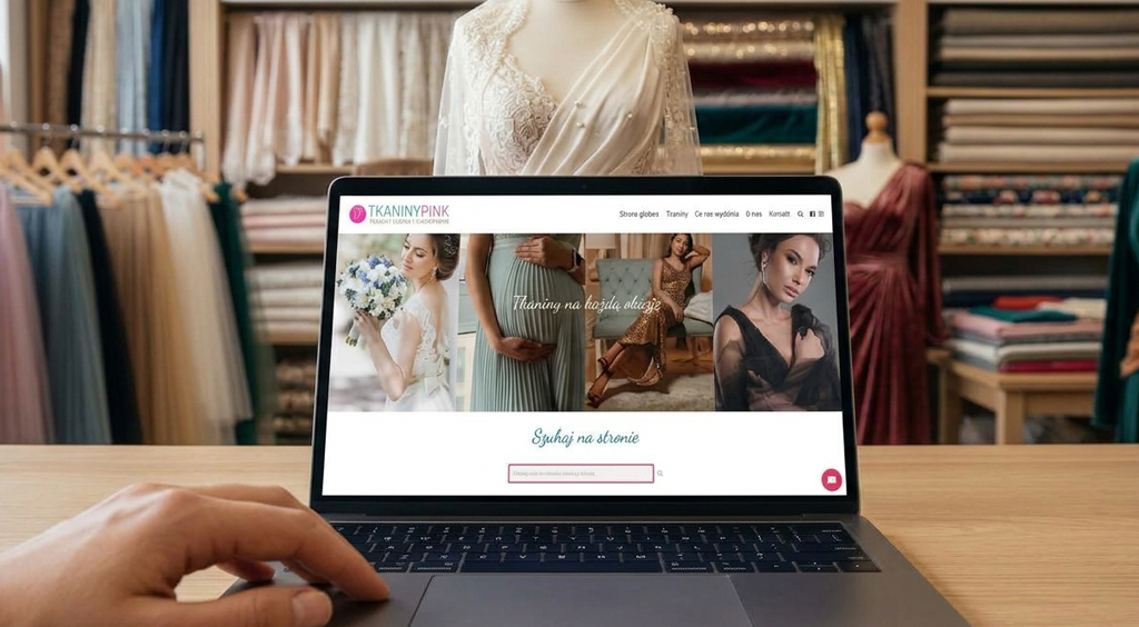 Strona Tkaniny Pink